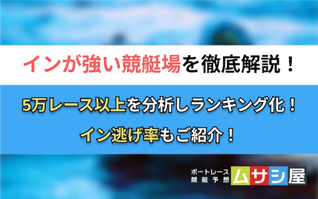 インが強い競艇場　トップ