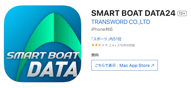 競艇データアプリ　スマートボートデータ24